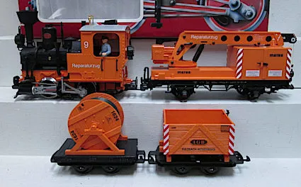 LGB 72938 Reparaturzug Construction Freight Set, Collection Item