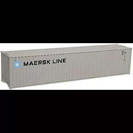 Master(R) 40' Standard-Height Container 3-Pack -- Maersk Line II #1 (MRKU Markings, gray)