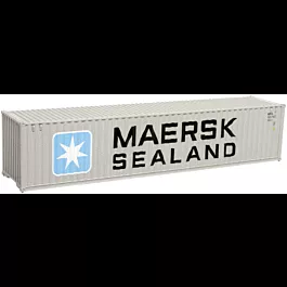 Master(R) 40' Standard-Height Container 3-Pack -- Maersk-Sealand #2 (First Merger Scheme, gray)