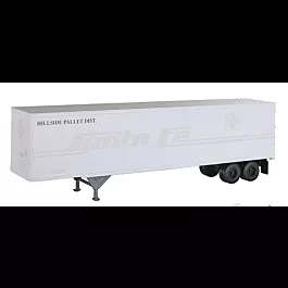 MasterLine(TM) 45' Pines Semi Trailer Assembled -- Hillside Pallet Distributors (white, black)
