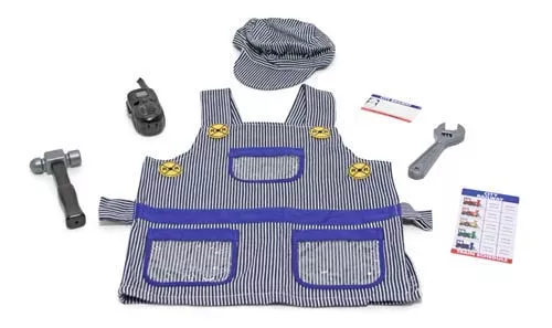 Melissa and Doug 4836 Train Engineer Role Play Costume Set