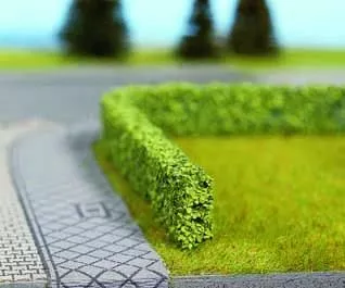 Model Hedges, light green, 2 pcs., 10 x 6 mm, 50 cm