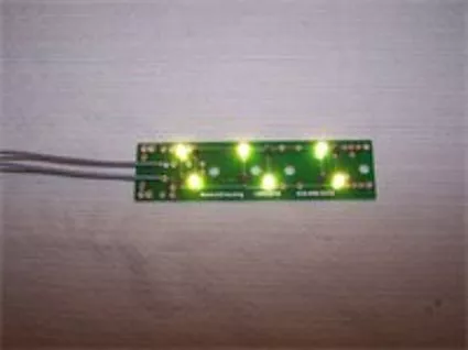 Passenger Car LED Lighting Boardfor use with either Analog or Digital