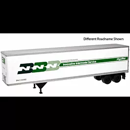 Pines 45' Semi Trailer - Assembled - Master(R) -- Kankakee, Beaverville & Southern KBSZ #930386 (green, white)