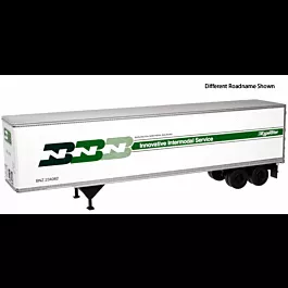 Pines 45' Semi Trailer - Assembled - Master(R) -- TransAmerica REAZ #236295 (white, red, blue)