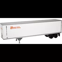 Pines 45' Semi Trailer - Assembled - Master(R) -- Western Pacific BWPZ #751010 (white, orange)