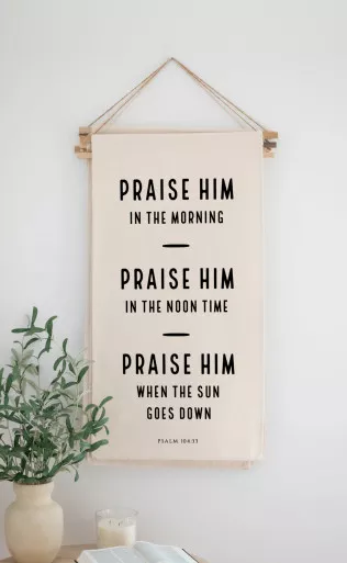 'Praise Him' Banner