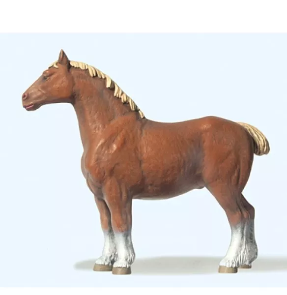 Preiser 47024 Standing Belgian Horse
