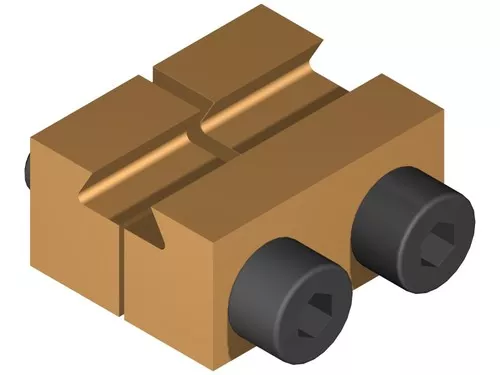 Split Jaw 40030, BR 332-SJC 7.0, Clamp, Over the Rail, 60 Pieces