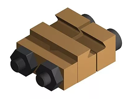 Split Jaw 40302 Power Supply Connector Heavy Duty for #12 Wire