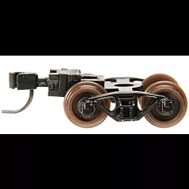 Talgo-Type Freight Car Trucks with Accumate Knuckle Couplers -- Friction Bearing