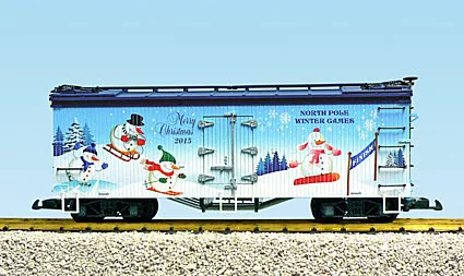 USA Trains 2015 Dated Christmas Car