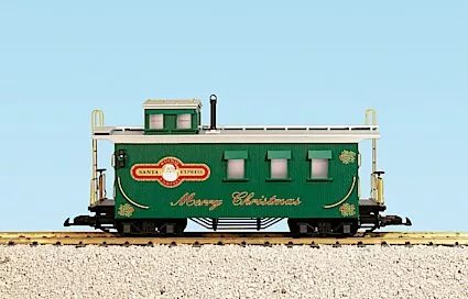 USA Trains R12025 Christmas Woodside Caboose
