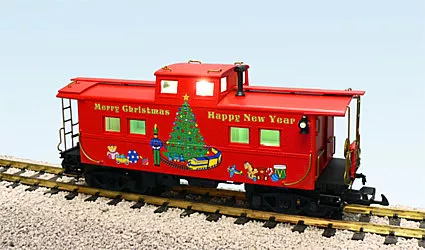 USA Trains R12158 Christmas Center Cupola Caboose