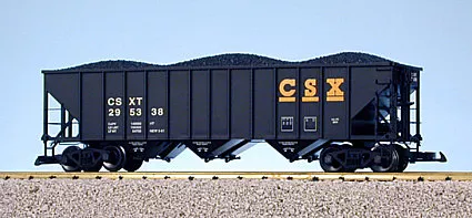 USA Trains R14011 CSX 70 Ton 3 Bay Coal Hoppers