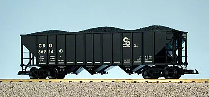 USA Trains R14022 C&O 70 Ton 3 Bay Coal Hoppers