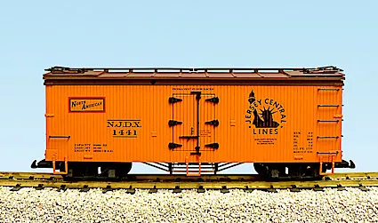 USA Trains R16024D CNJ Reefer #1441 Orange/BC Red