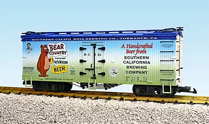 USA Trains R16419 Bear Country Beer Blue, White, Green