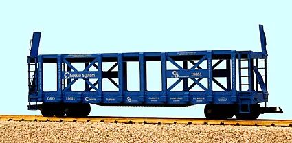 USA Trains R17229 C&O Two-Tier Auto Carrier