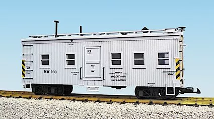 USA Trains R1840 Maintenance of Way, Kitchen/Outfit Cars