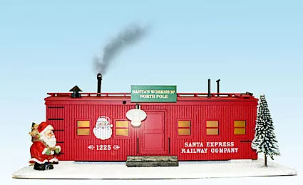 USA Trains R1940C Christmas Workshop with Smoking Chimney& Lights