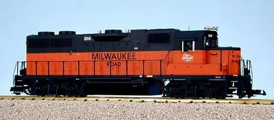 USA Trains R22213 Milwaukee Road GP 38-2 Diesel, Orange/Black