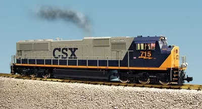 USA Trains R22607 SD70 MAC Diesel, CSX, Blue/Gray