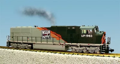 USA Trains R22617 SD70 MAC Diesel, UP Heritage/Western Pacific, Black/Gray