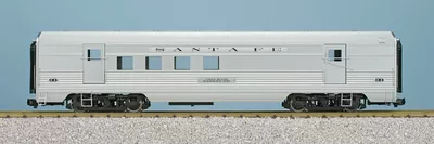 USA Trains R310001 Santa Fe "Super Chief"Railway Post Office (99), Stainless Steel