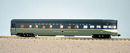 USA Trains R31080 Corrugated Aluminum Passenger Car, NP "Northcoast Limited" Observation
