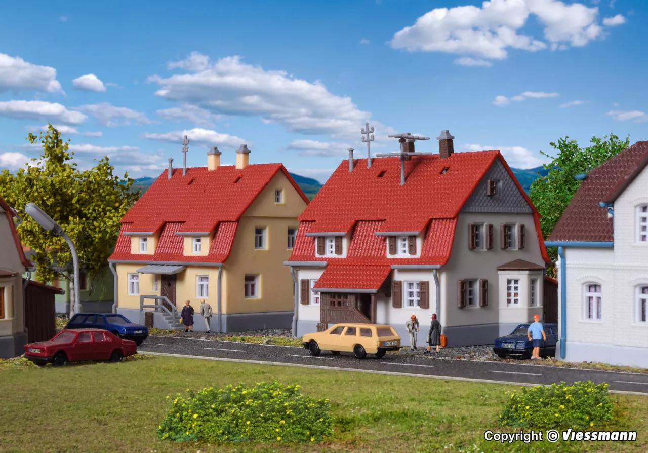 Z Settlement houses from the 1920`s, 2 pcs.