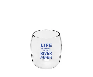 ZEE'S CREATIONS - Life is Better on the River Everdrinkware Wine Tumbler (ED1001-CS7)