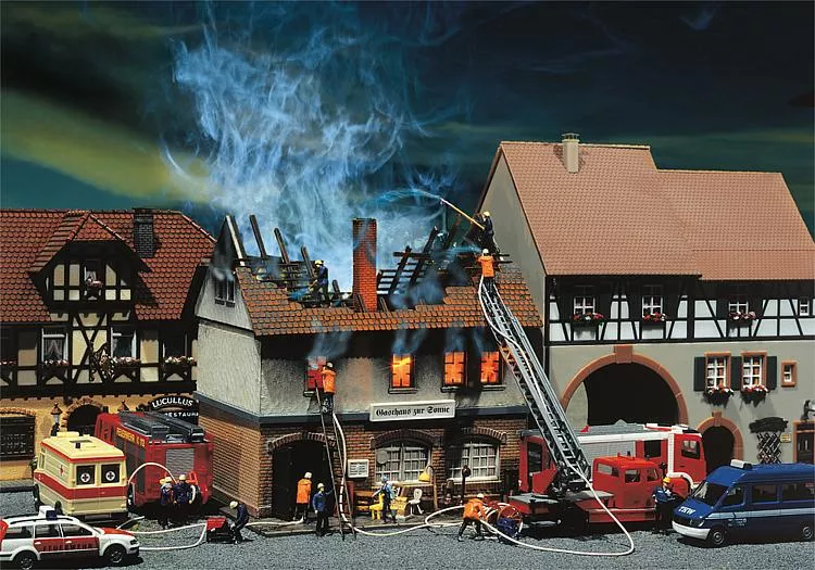 Zur Sonne Burnt-down restaurant